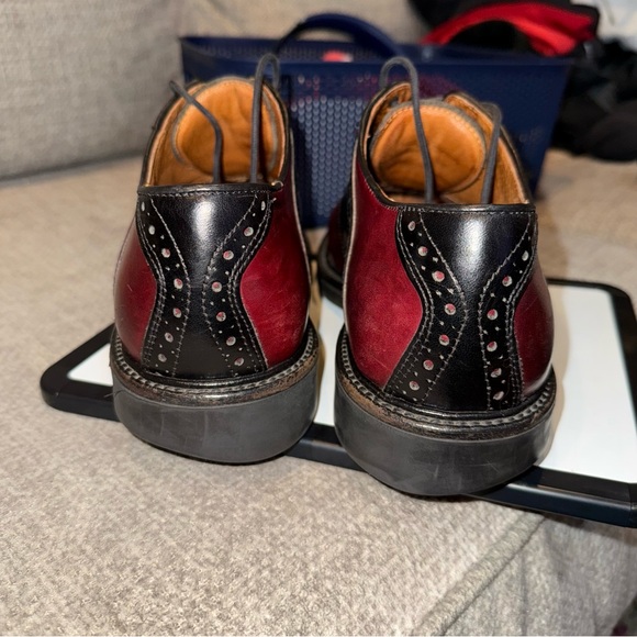 Johnston & Murphy Black and Burgundy Oxfords main image 9